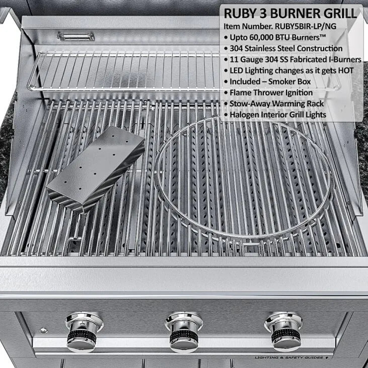 Sunstone Bayou 8.6′ Outdoor Kitchen Island Package