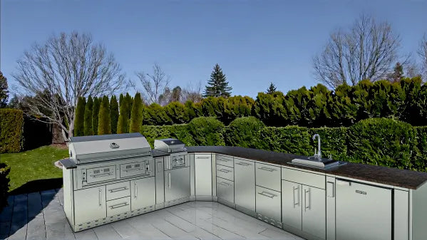 Sunstone Big-Texan 21' Cabinet Frame & Kit (No Appliances)