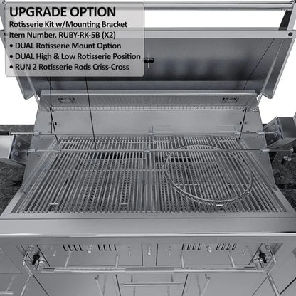 Sunstone Big-Texan 21′ Outdoor Kitchen Island Package