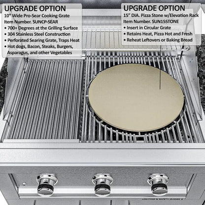 Sunstone Brazos 9′ Outdoor Kitchen Island Package