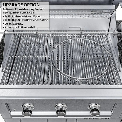 Sunstone Brazos 9′ Outdoor Kitchen Island Package