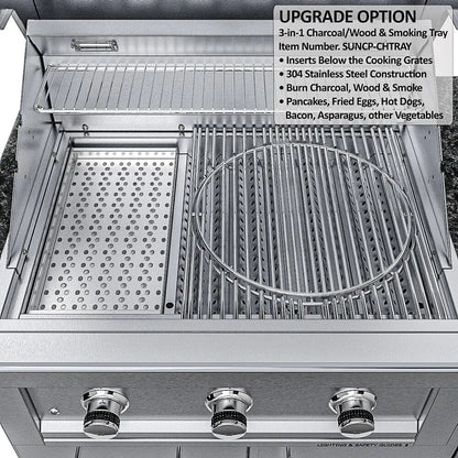 Sunstone Caprice 6.4′ Grill & Bar Sink Outdoor Island Package