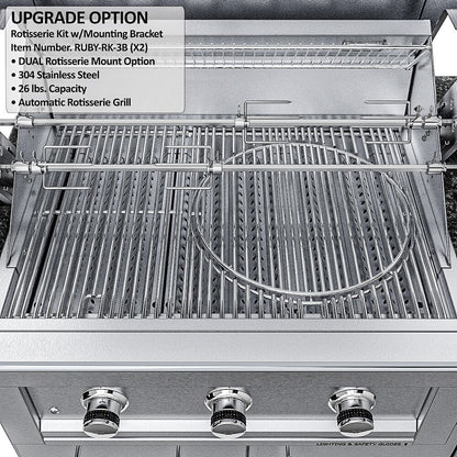 Sunstone Caprice 6.4′ Grill & Bar Sink Outdoor Island Package
