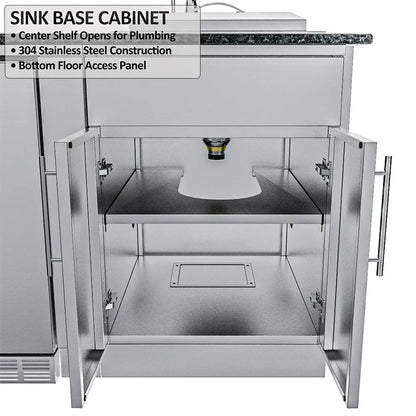 Sunstone Cypress 11.6′ Hybrid Pellet Outdoor Kitchen Island Package