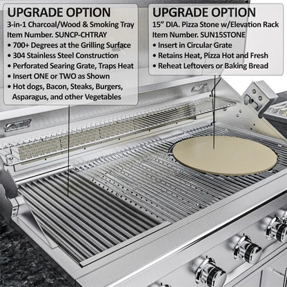 Sunstone Hill Country 13′6″ Outdoor Kitchen Island Package