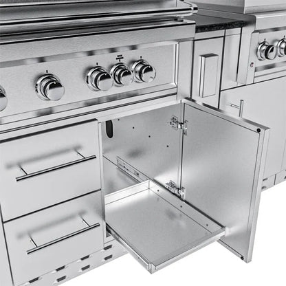 Sunstone Hill Country 13′6″ Outdoor Kitchen Island Package