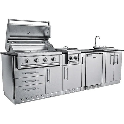 Sunstone Houston 9′8″ Outdoor Kitchen Island Package