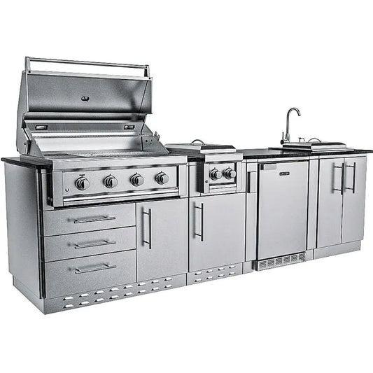 Sunstone Houston 9′8″ Outdoor Kitchen Island Package