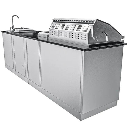 Sunstone Houston 9′8″ Outdoor Kitchen Island Package