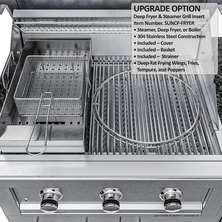 Sunstone Magnolia 10′ ADA-Compliant Outdoor Kitchen Island Package