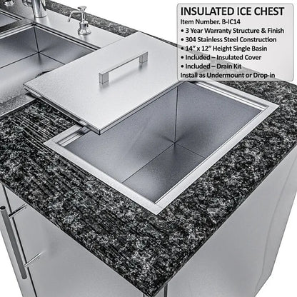 Sunstone Magnolia 10′ ADA-Compliant Outdoor Kitchen Island Package