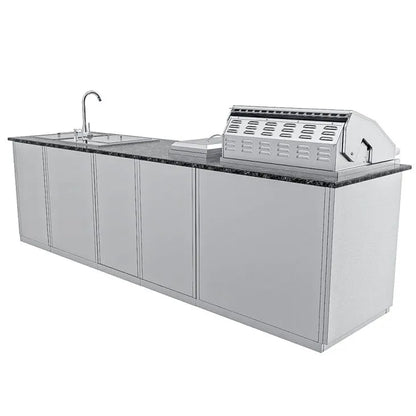 Sunstone Magnolia 10′ ADA-Compliant Outdoor Kitchen Island Package