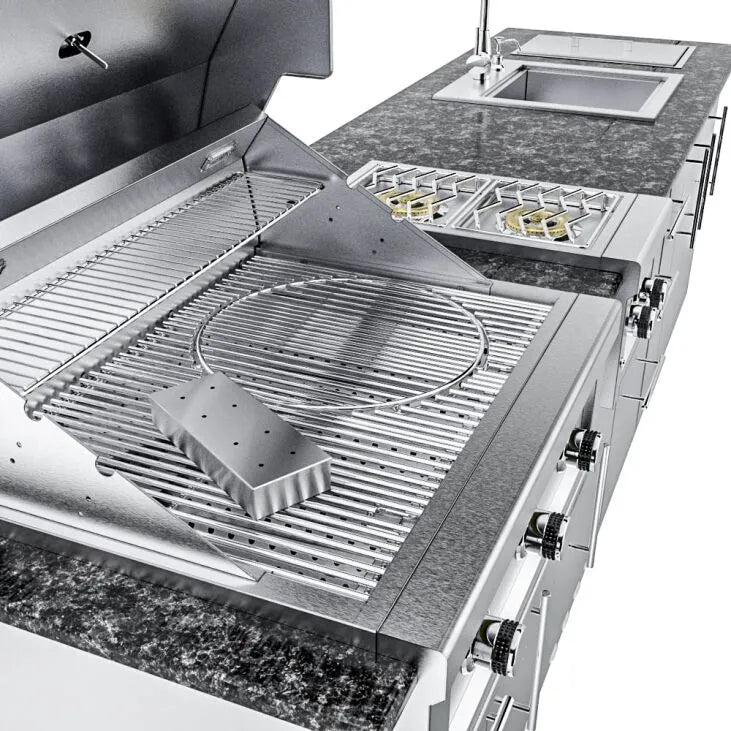 Sunstone Magnolia 10′ ADA-Compliant Outdoor Kitchen Island Package