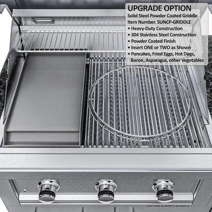 Sunstone Magnolia 10′ ADA-Compliant Outdoor Kitchen Island Package