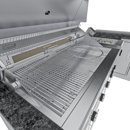 Sunstone Rancher L-Shaped Steel Outdoor Kitchen Package