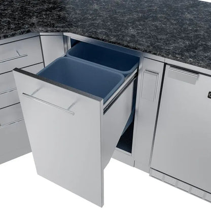Sunstone Savanna 16′ Outdoor Kitchen Island Package with 60° Angle