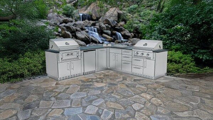 Sunstone Texas Tango 19′ Outdoor Kitchen Island Package