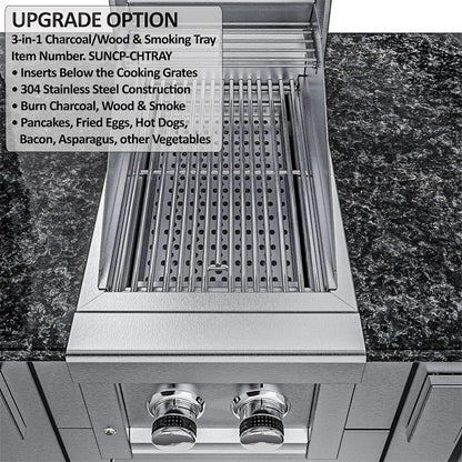 Sunstone TexCajun 9′ Cajun Specialty Outdoor Kitchen Island Package