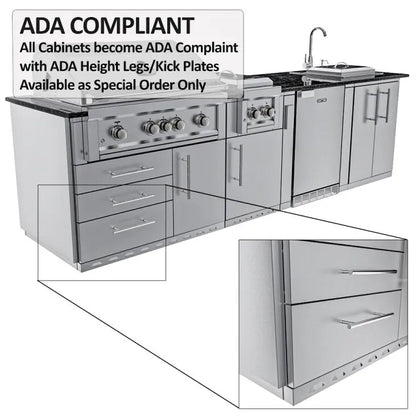 Sunstone Hill Country 13'6" Cabinet Frame & Kit (No Appliances)