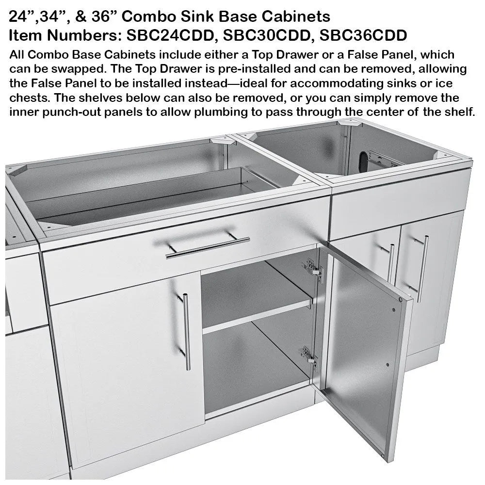 Sunstone French Quarter 13'7" Cabinet Frame & Kit (No Appliances)
