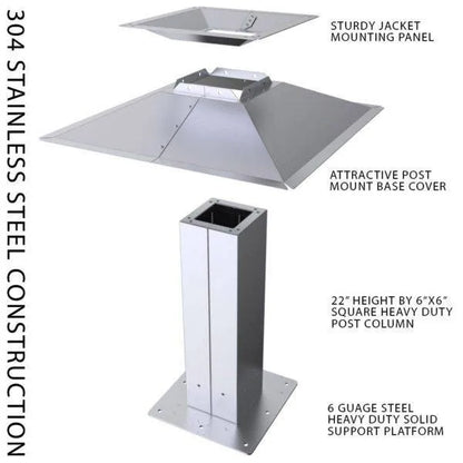 Sunstone Grill Jacket Post Fixture Mount