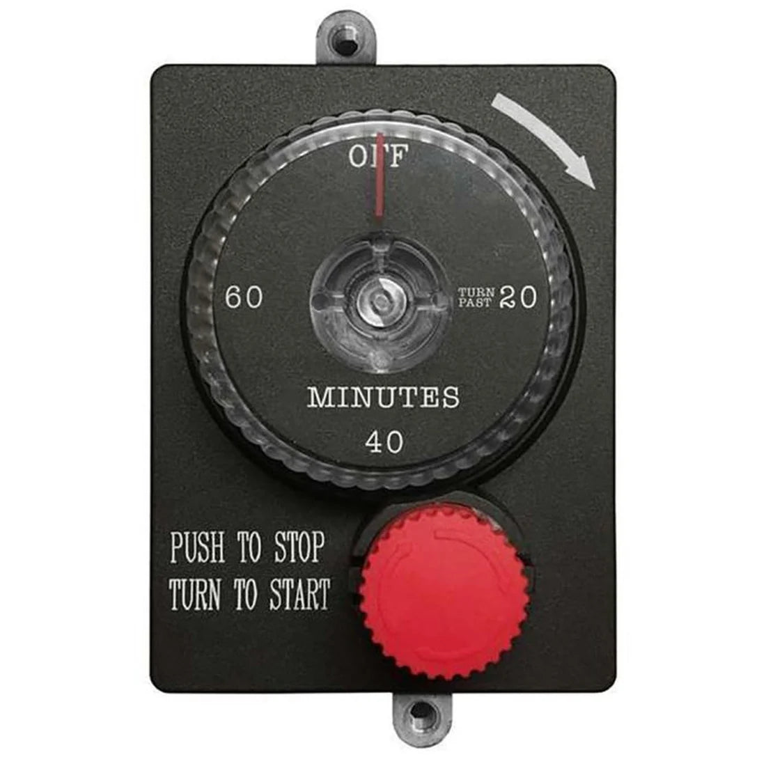 Warming Trends 1 Hour Dial Timer with Emergency Shut-Off