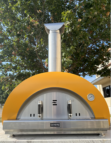 Coyote 40" Wood-Fired Outdoor Pizza Oven- Yellow