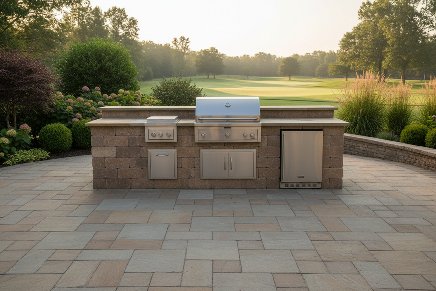 Luxe Outdoor Kitchen Lifestyle