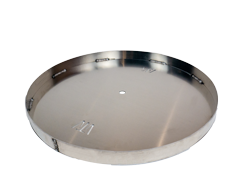 Warming Trends circular aluminum fire pit pan