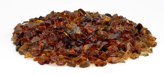 Warming Trends 3/4" - 1" Recycled Fire Glass, Auburn