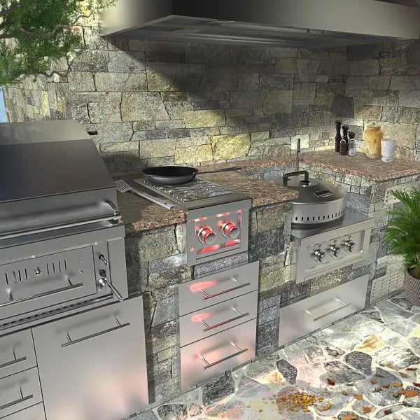 Sunstone Ruby Series 13" Slide-In Versa Double Burner
