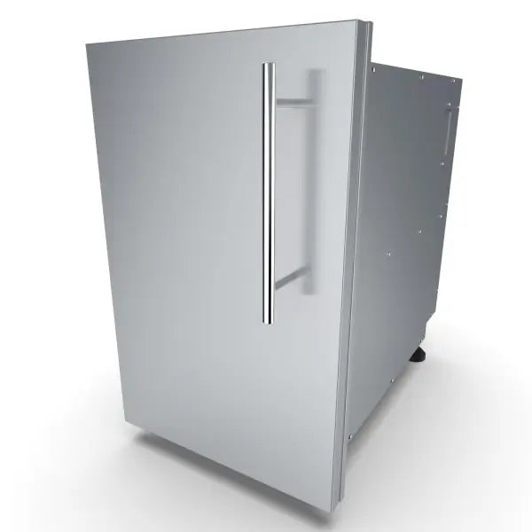 Sunstone Designer Series 15" Single Door Dry Storage Pantry, Left Swing