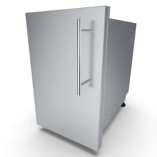 Sunstone Designer Series 15" Single Door Dry Storage Pantry, Left Swing