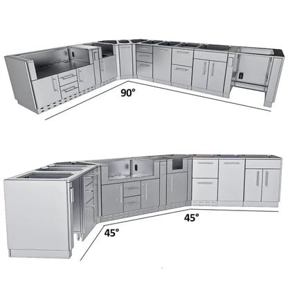Sunstone Big-Texan 21' Cabinet Frame & Kit (No Appliances)