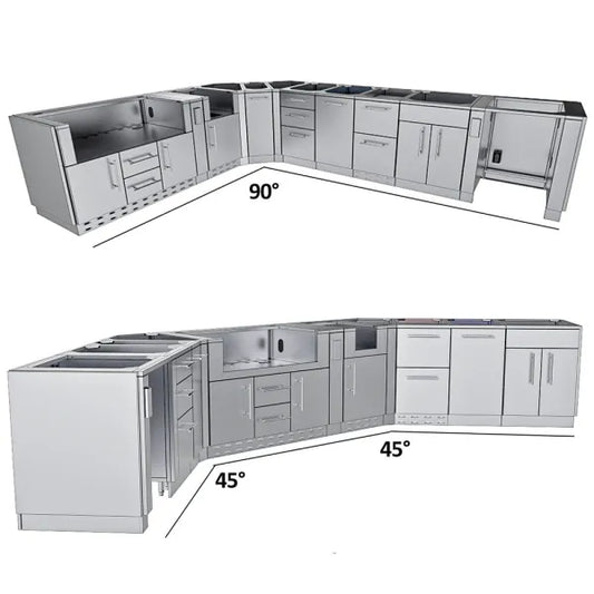 Sunstone Big-Texan 21' Cabinet Frame & Kit (No Appliances)