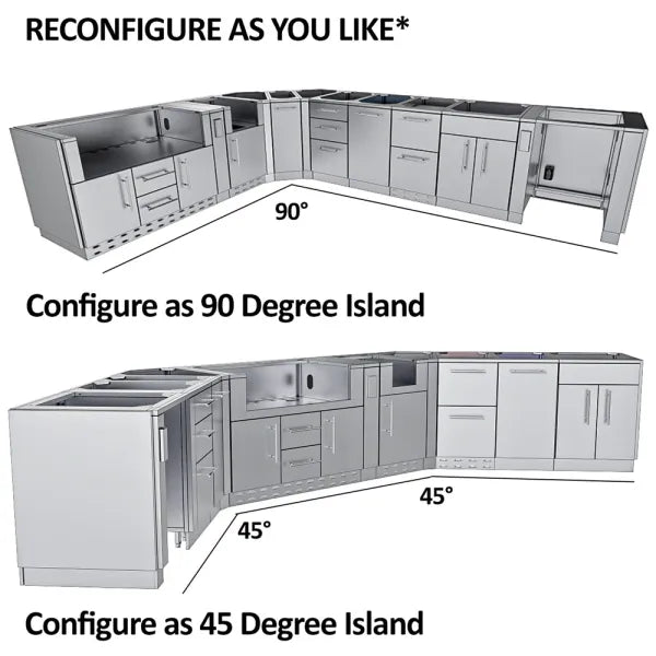 Sunstone Big-Texan 21' Cabinet Frame & Kit (No Appliances)