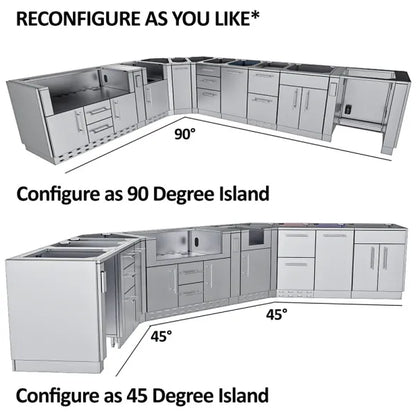 Sunstone Big-Texan 21' Cabinet Frame & Kit (No Appliances)