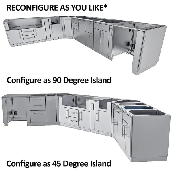 Sunstone Big-Texan 21' Cabinet Frame & Kit (No Appliances)