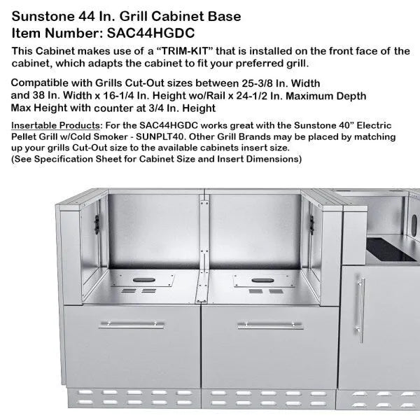 Sunstone Cypress 11'6" Cabinet Frame & Kit (No Appliances)