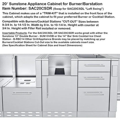 Sunstone Cypress 11'6" Cabinet Frame & Kit (No Appliances)