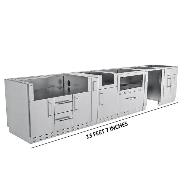 Sunstone French Quarter 13'7" Cabinet Frame & Kit (No Appliances)