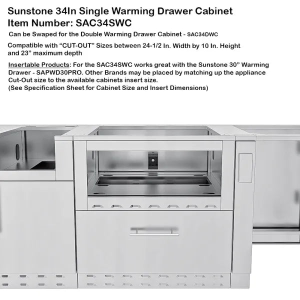 Sunstone French Quarter 13'7" Cabinet Frame & Kit (No Appliances)