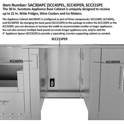 Sunstone Hill Country 13'6" Cabinet Frame & Kit (No Appliances)