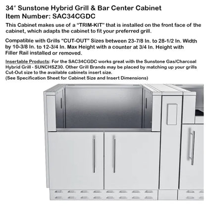 Sunstone Alamo 10' Cabinet Frame & Kit (No Appliances)