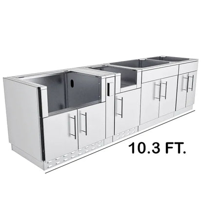 Sunstone Alamo 10' Cabinet Frame & Kit (No Appliances)