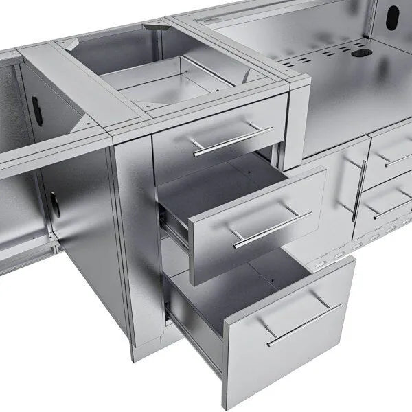 Sunstone Dallas 14' Cabinet Frame & Kit (No Appliances)