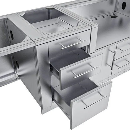 Sunstone Dallas 14' Cabinet Frame & Kit (No Appliances)