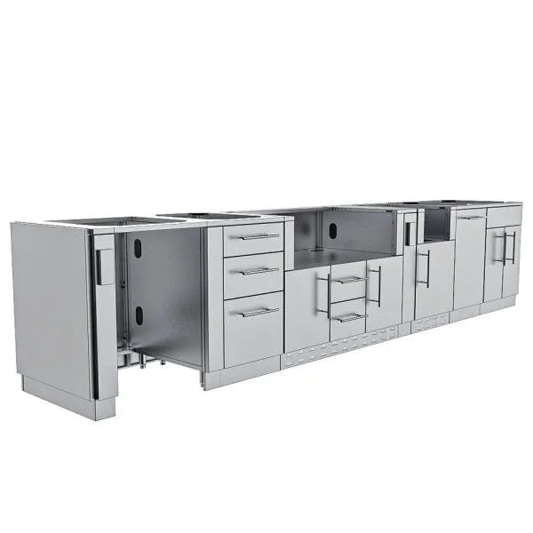 Sunstone Dallas 14' Cabinet Frame & Kit (No Appliances)