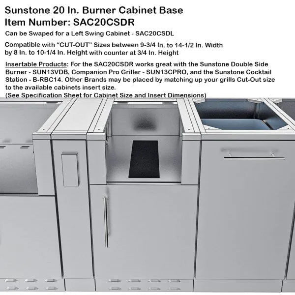 Sunstone Dallas 14' Cabinet Frame & Kit (No Appliances)