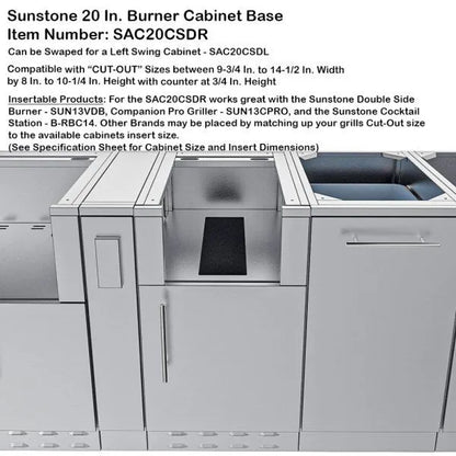 Sunstone Dallas 14' Cabinet Frame & Kit (No Appliances)